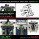 SL-207 the filling kits for Legacy United G1/Nemesis Bridge Soundwave,in stock