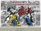  Hasbro Transformer Ocean Studio picture 300pcs puzzle: Five Action figures