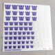Ocean Studio 3D Decepticon Logo Transfer decals,in stock