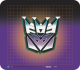 Transformers Hasbro Ocean Studio Decepticon Logo mouse pad(294*257*2mm),In stock!