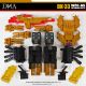 DNA DK-33 Upgrade Kits for WFC-GS Titan Black Zarak Scorponok!