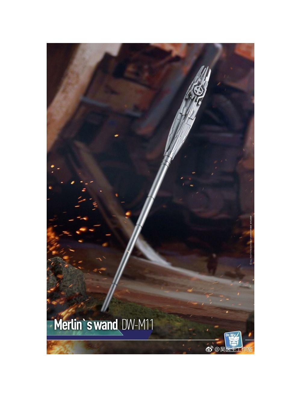 DW-M11 MERLIN'S WAND Sliver Version,In stock! WU DR