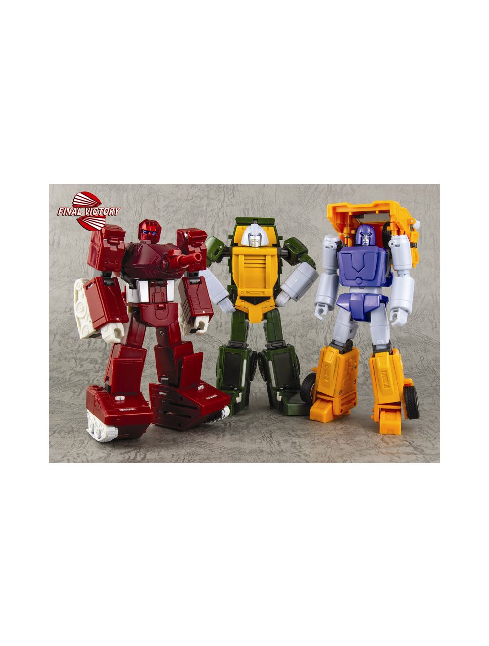 New Transformers Toys FinalVictory FV Three warriors Wardog Huff Brawn in stock 