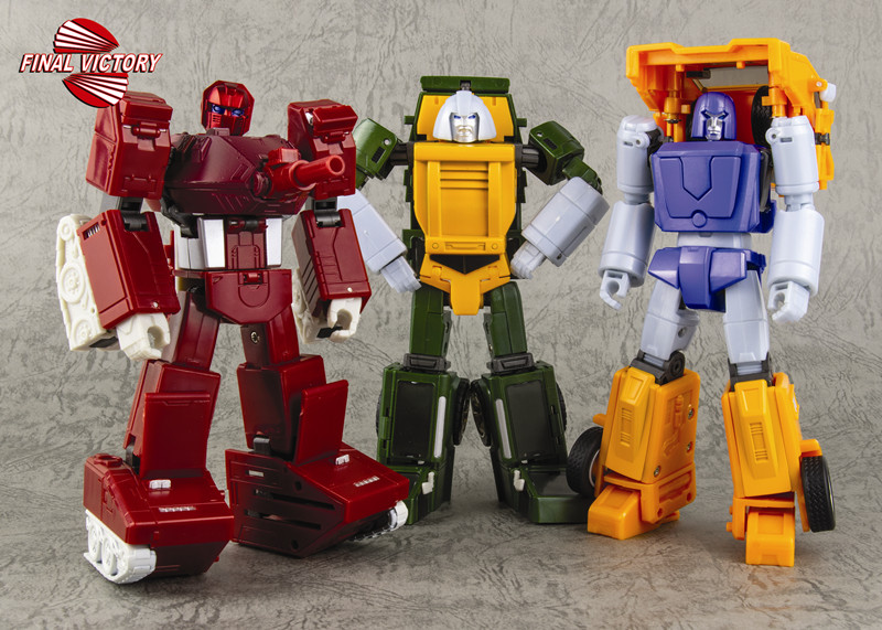 New Transformers FinalVictory FV Three warriors Wardog Huff Brawn Toy sets